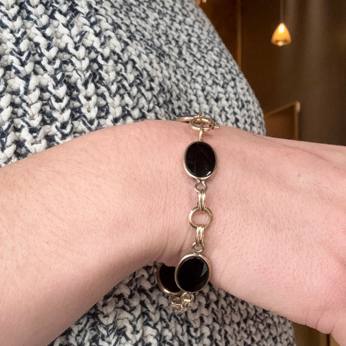 Vintage Onyx Bracelet