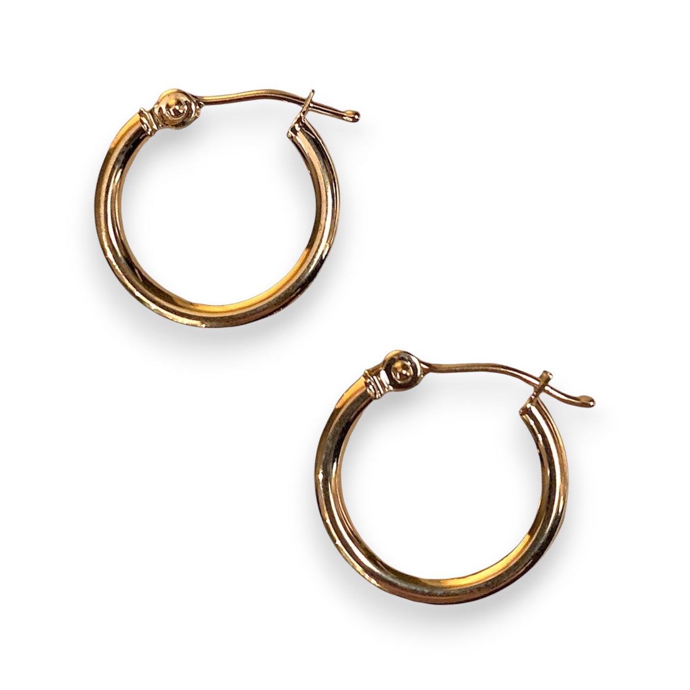 14k Tube Hoop Earrings
