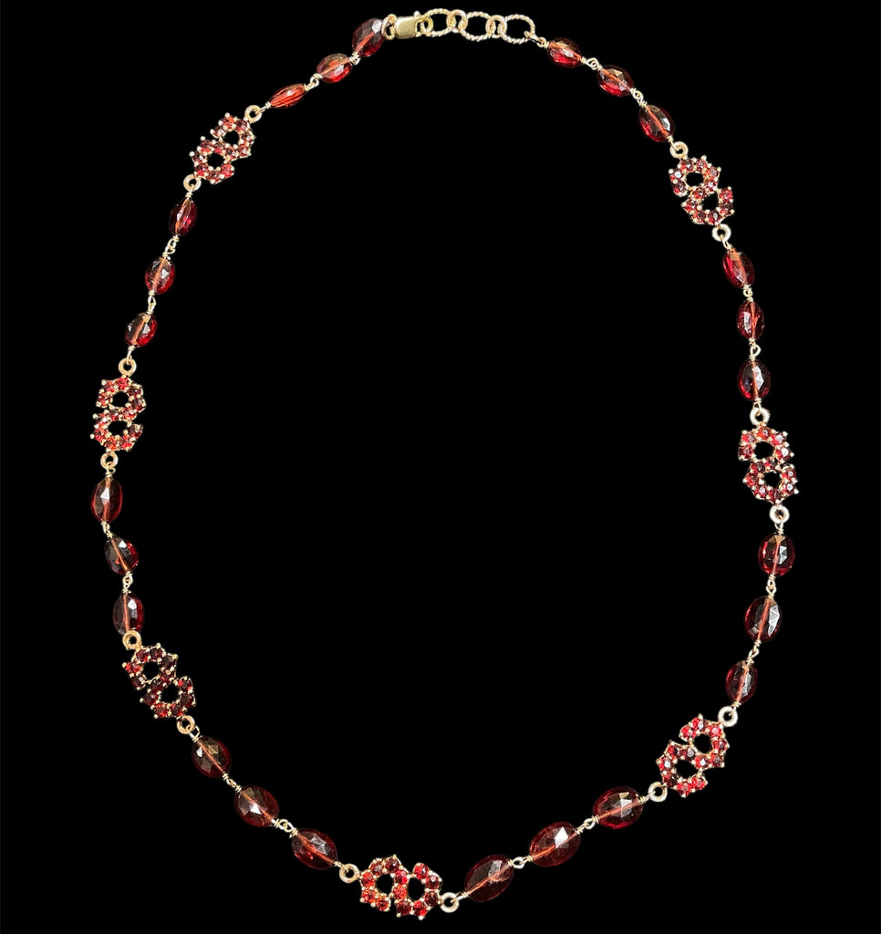 Vintage Garnet Necklace