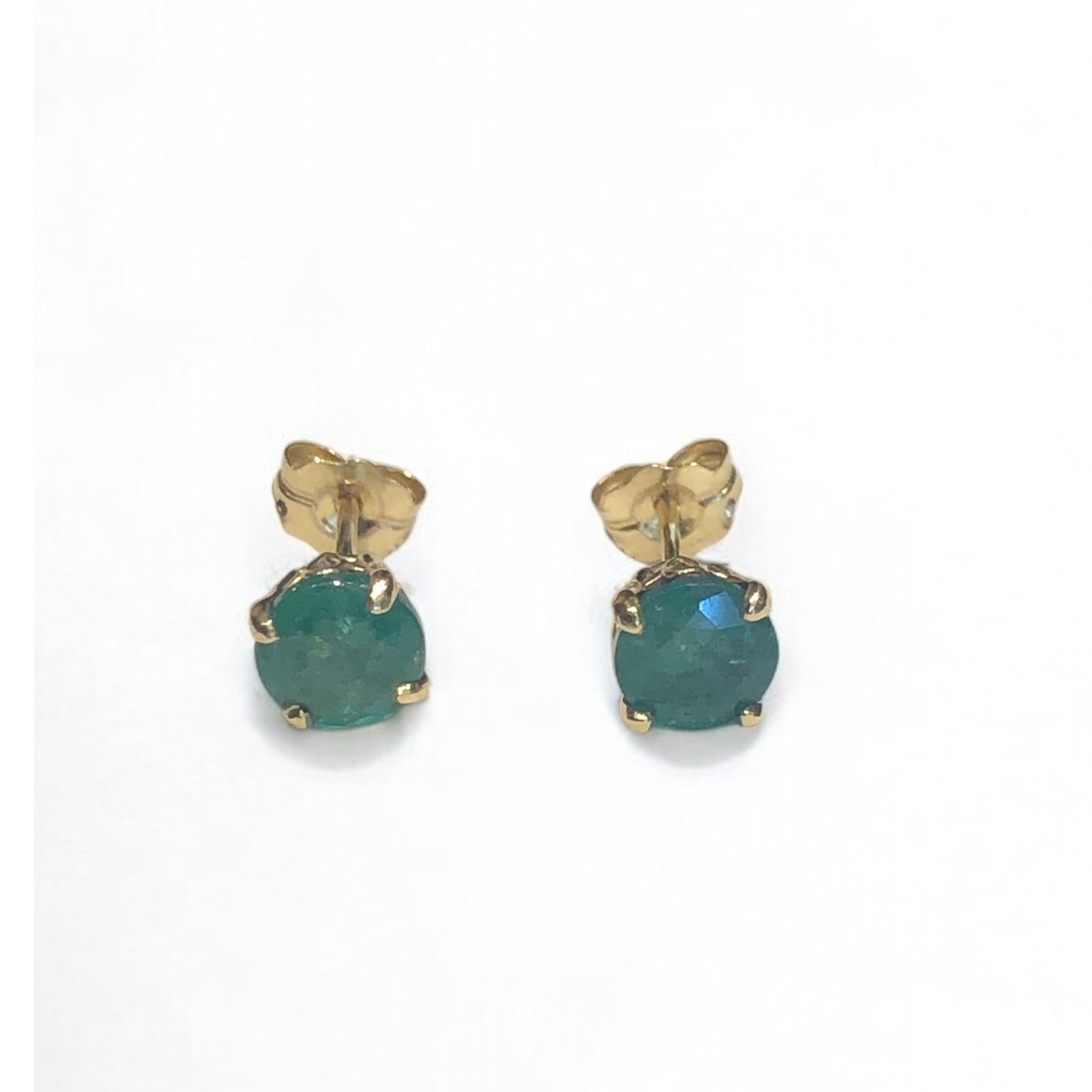 5mm Round Emerald Studs
