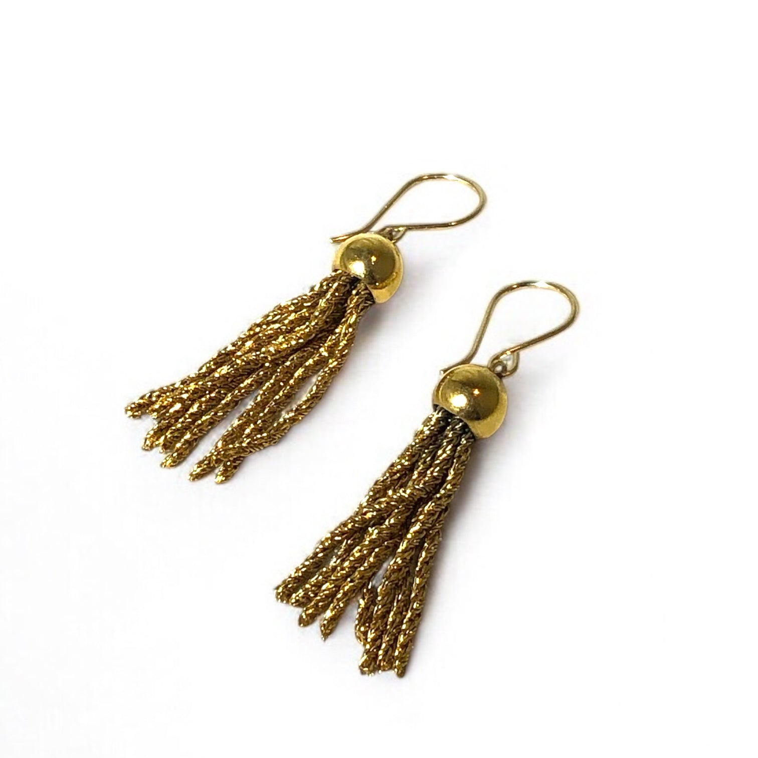 Vintage Costume Tassel Earrings