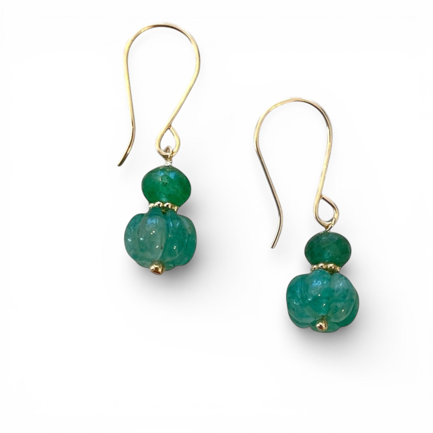 Gemstone Balloon Earrings