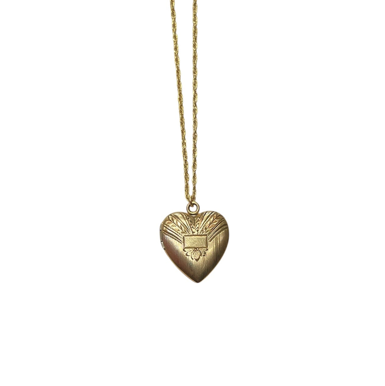 Antique 14k GF Heart Locket