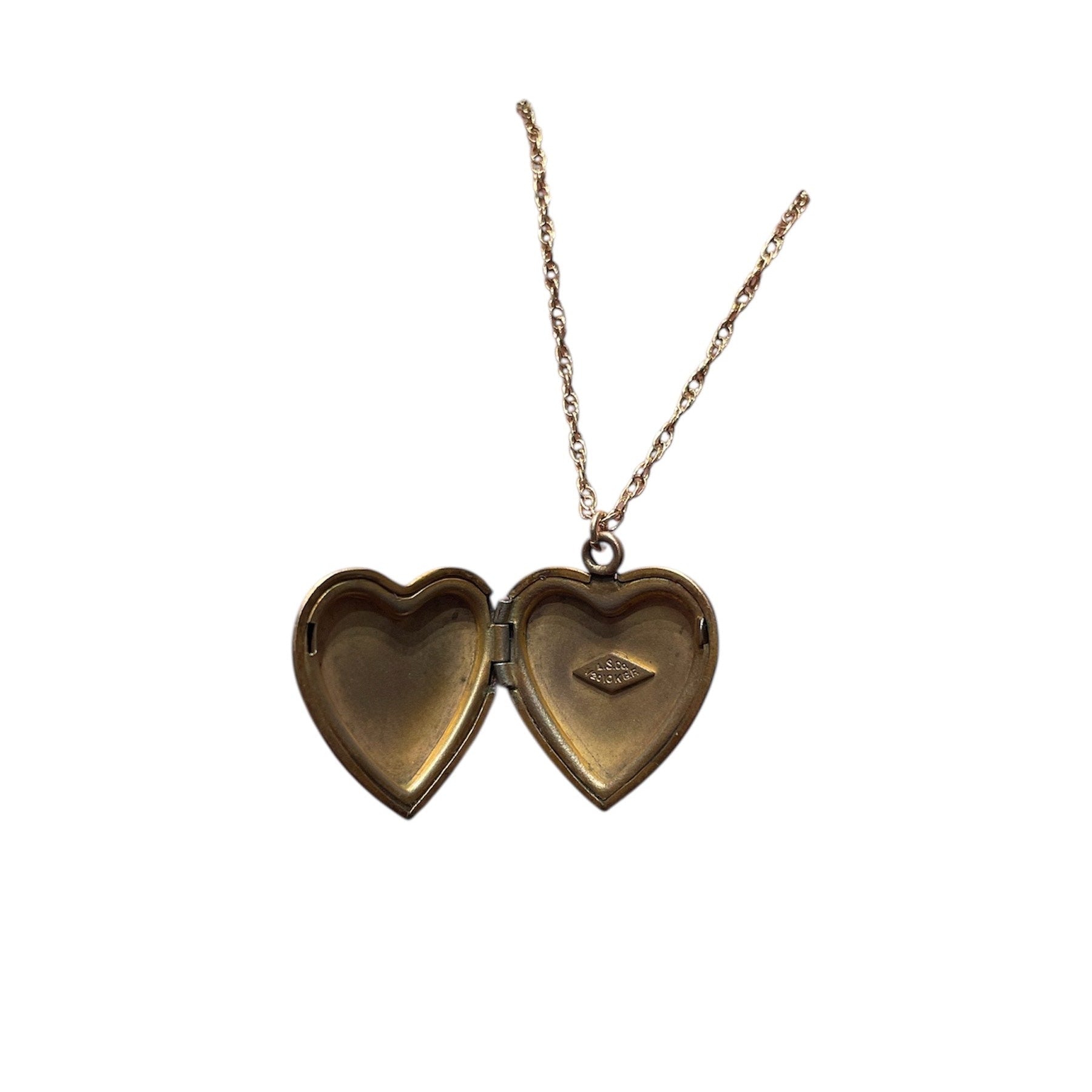 Antique 14k GF Heart Locket