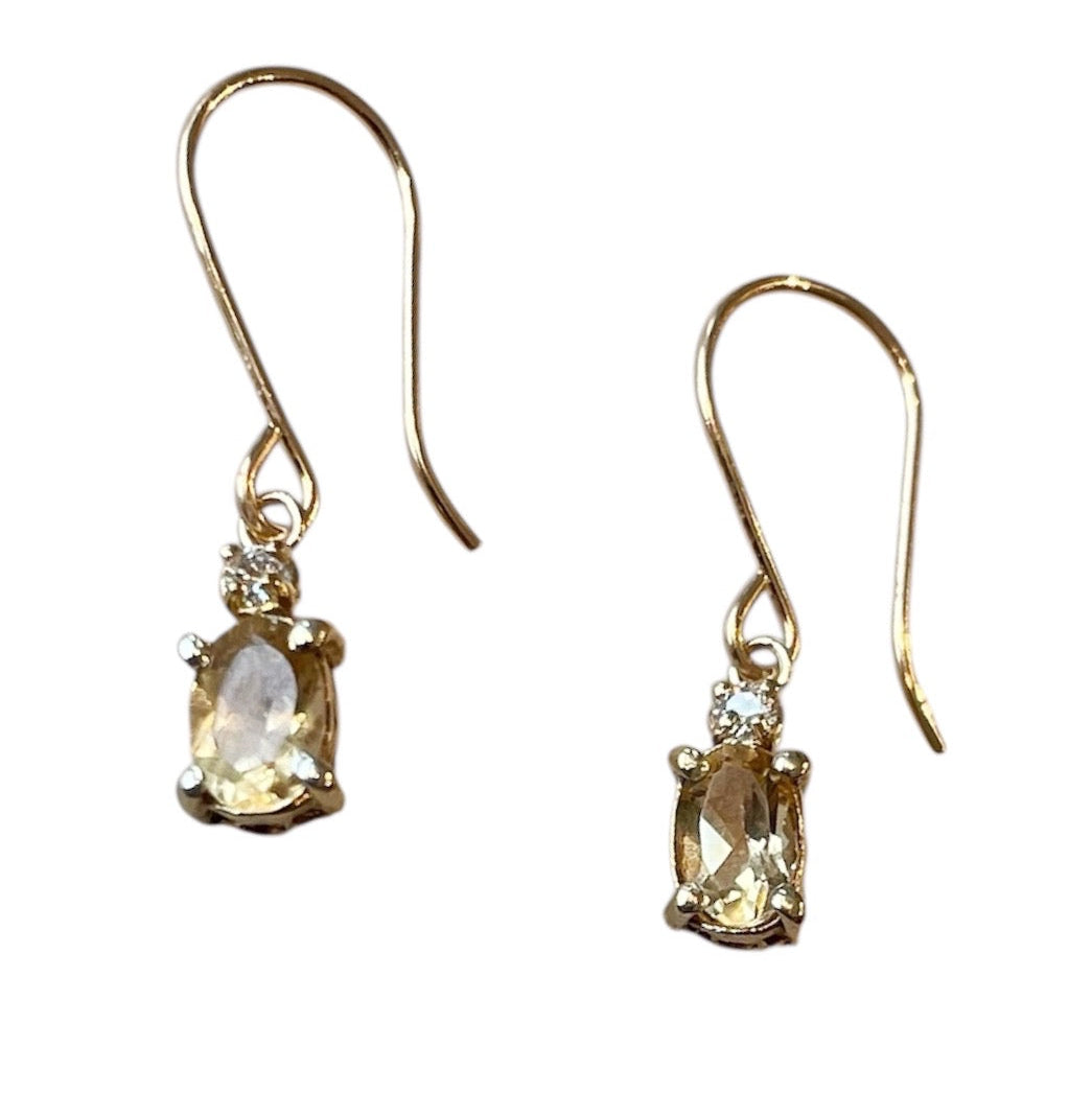 jewelry, fine jewelry, vintage, vintage jewelry, goldfill, 14K gold, gold, citrine, diamond, gem, gemstone