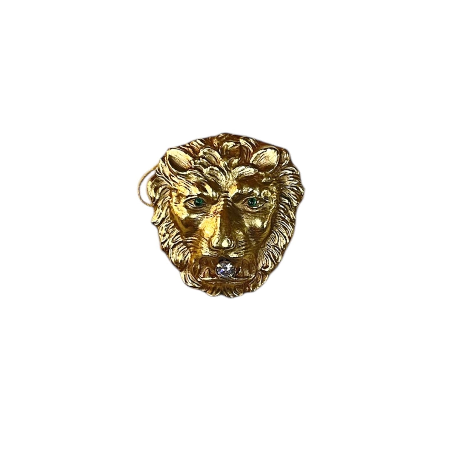 antique pin, gold fill pin, lion pin, antique lion pin, lion pin with diamonds, lion pin with emeralds, emerald pin, diamond pin, vintage pins, antique lapel pin, lapel pin, lapel, antique lapel, diamond lapel pin, emerald lapel pin 