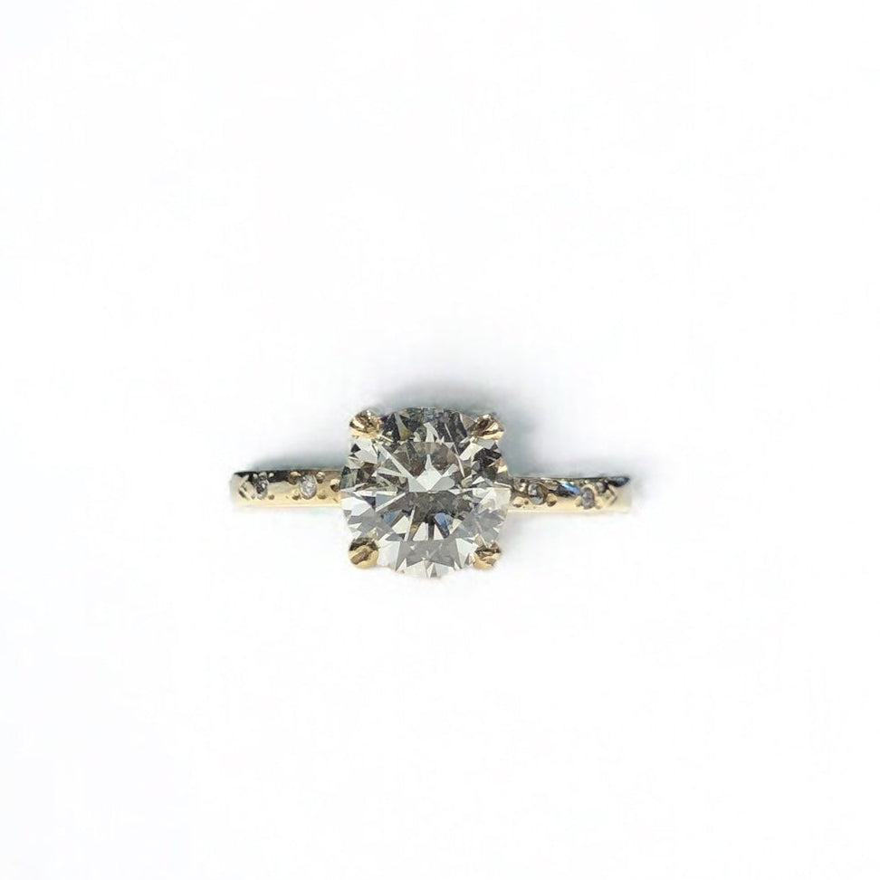 Celestial Old European Cut Engagement Ring