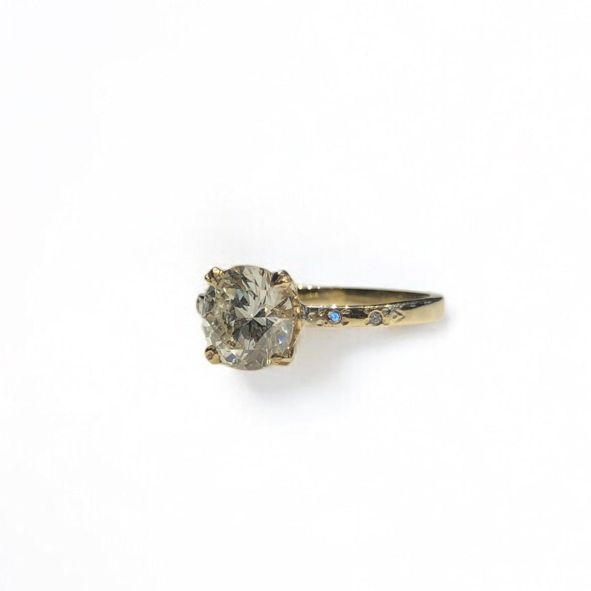 Celestial Old European Cut Engagement Ring