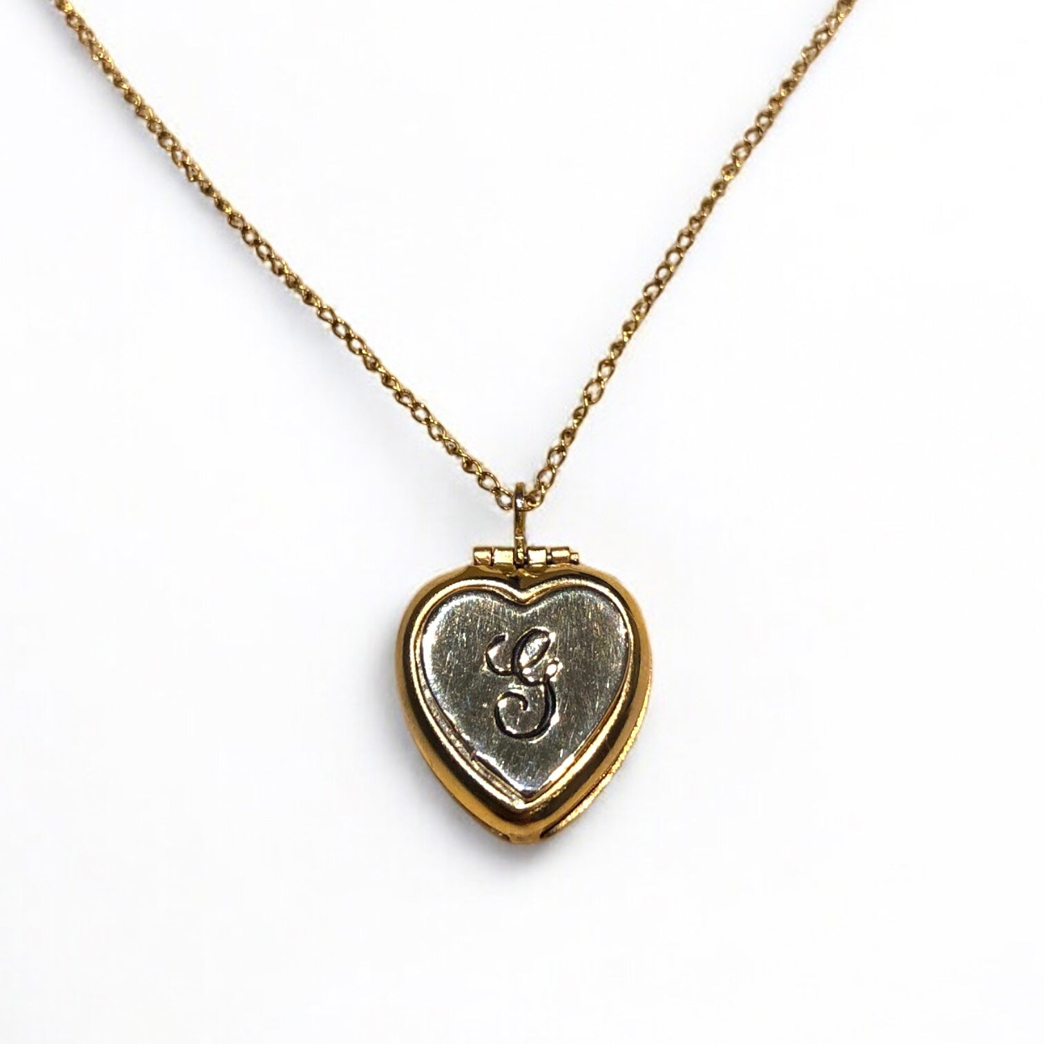 Vintage Engraved Heart Locket