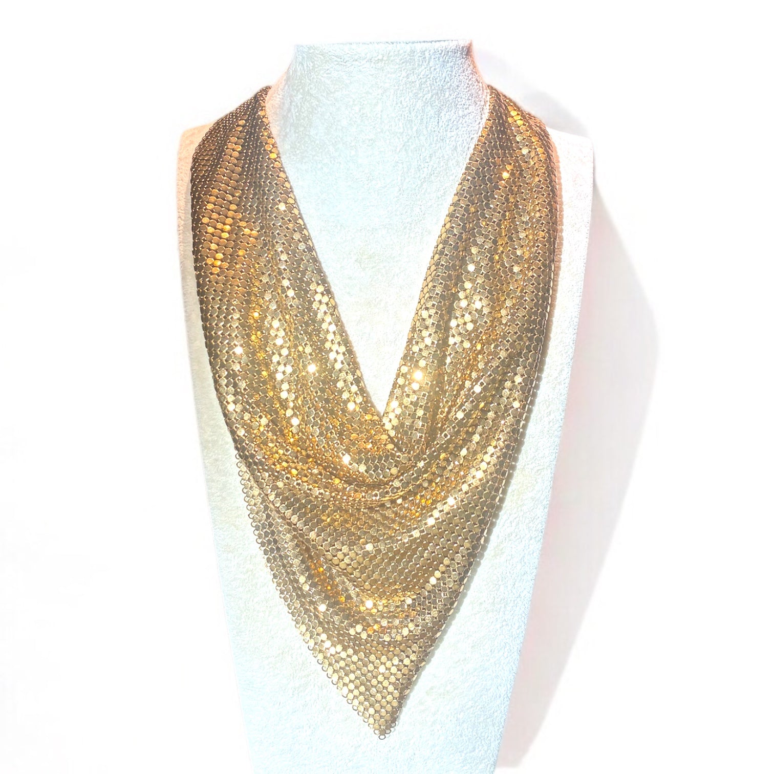 Vintage Whiting & Davis Bib Scarf