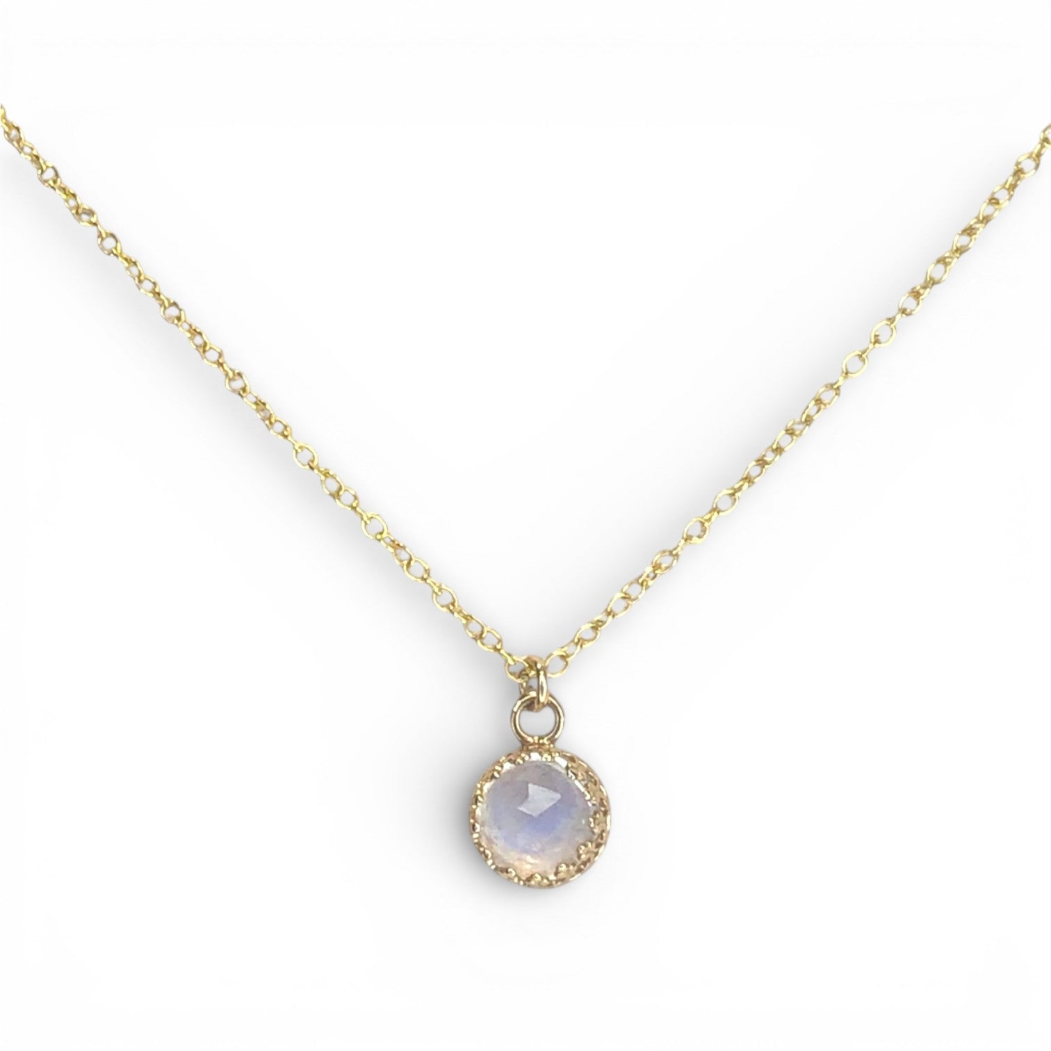 Crown Setting Necklace