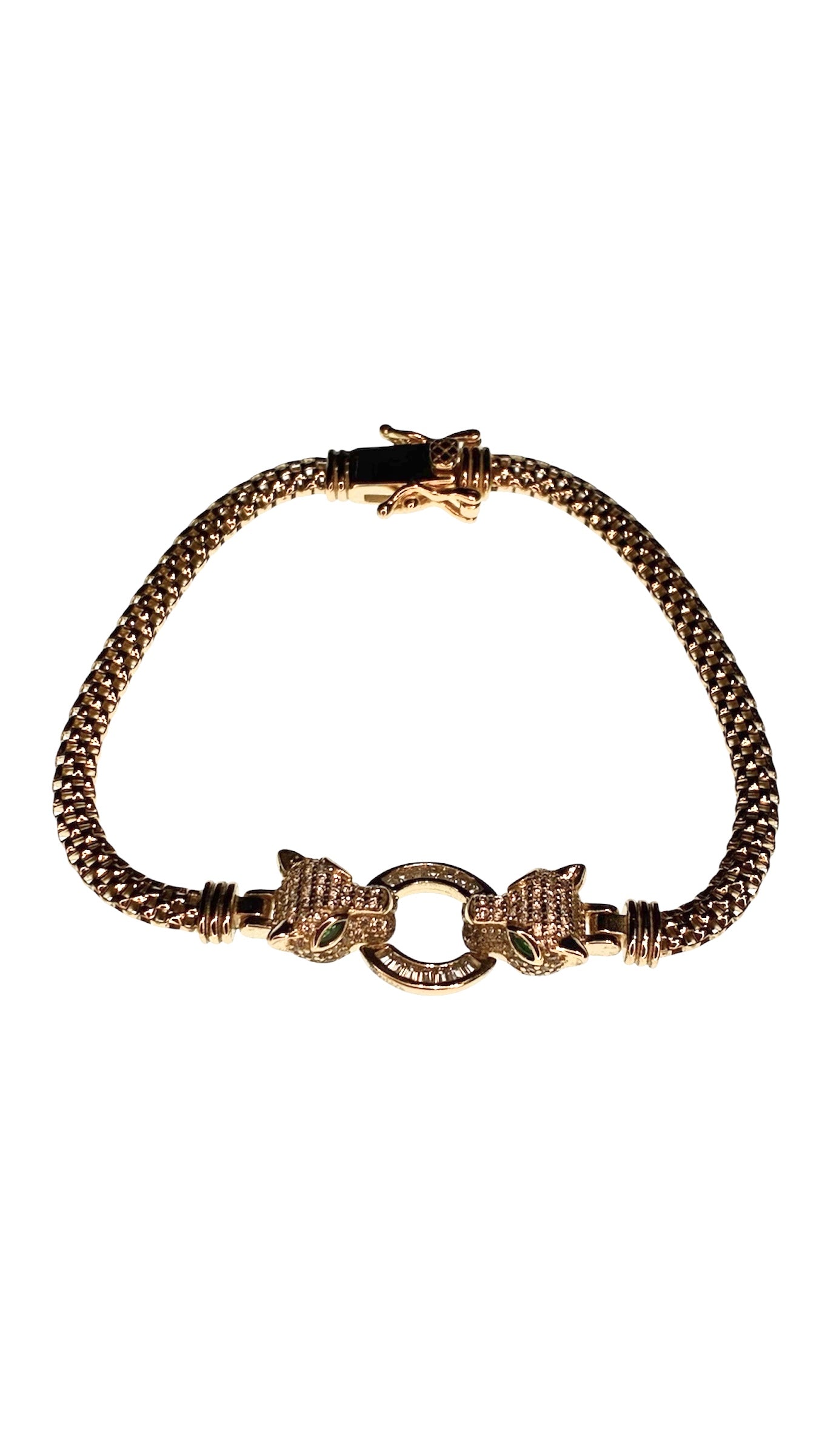 Vintage Double Jaguar Bracelet