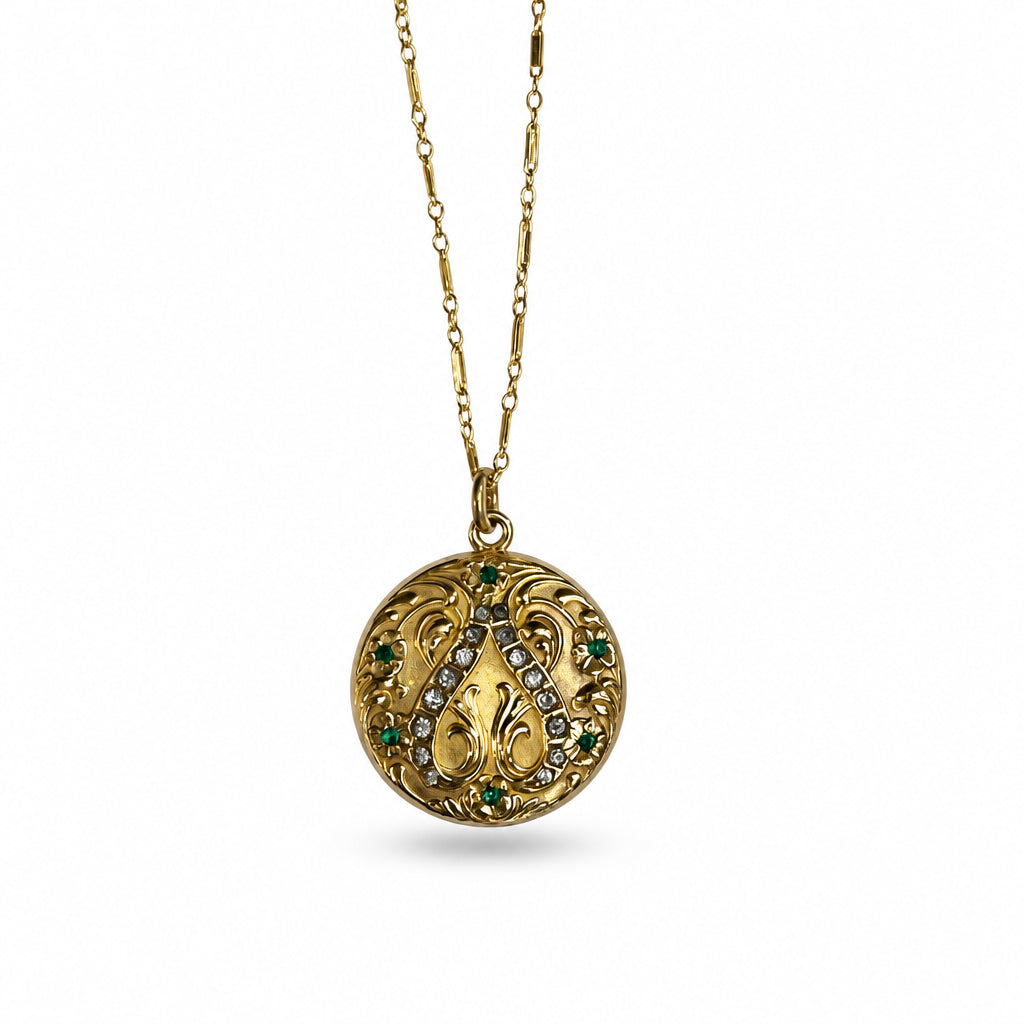 Antique Victorian Era Gemstone Locket