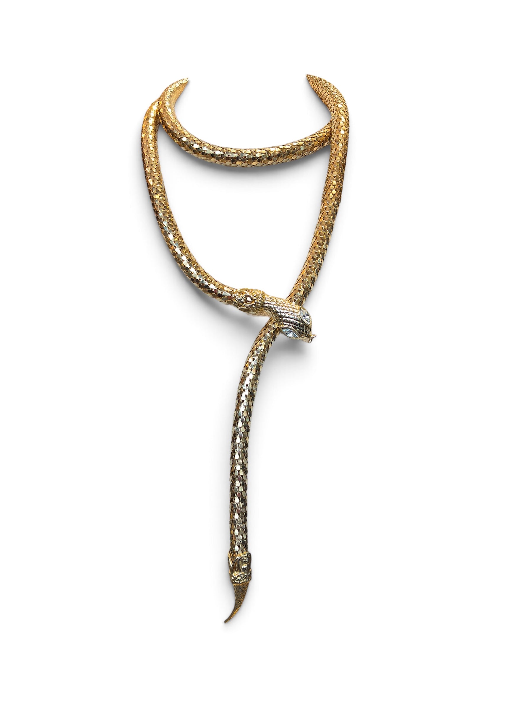 Amazing Vintage Snake Necklace