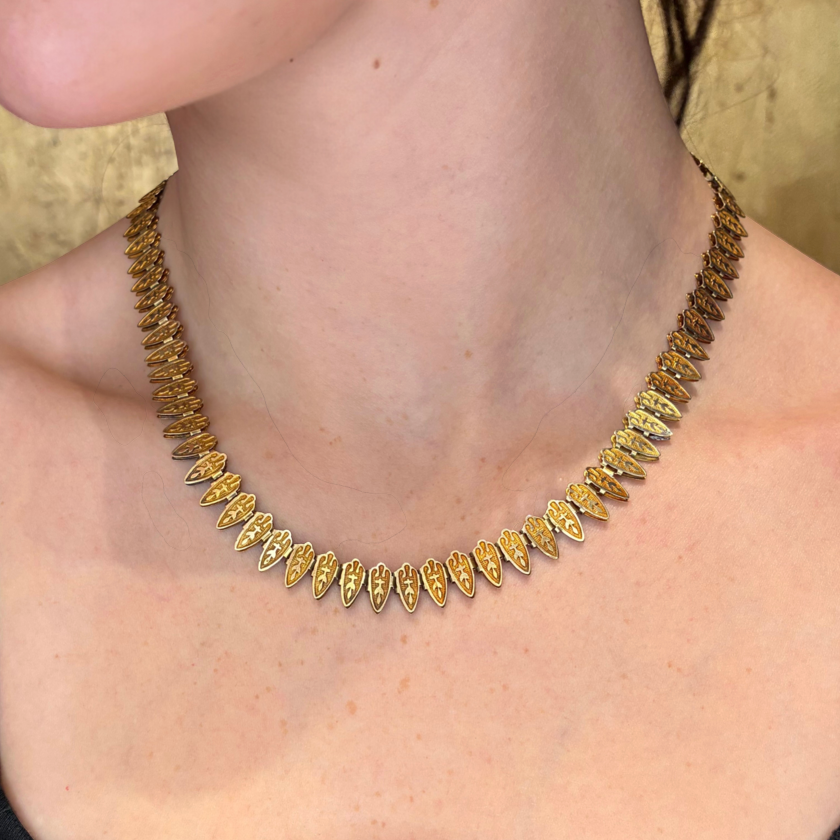 Victorian Book Chain Necklace