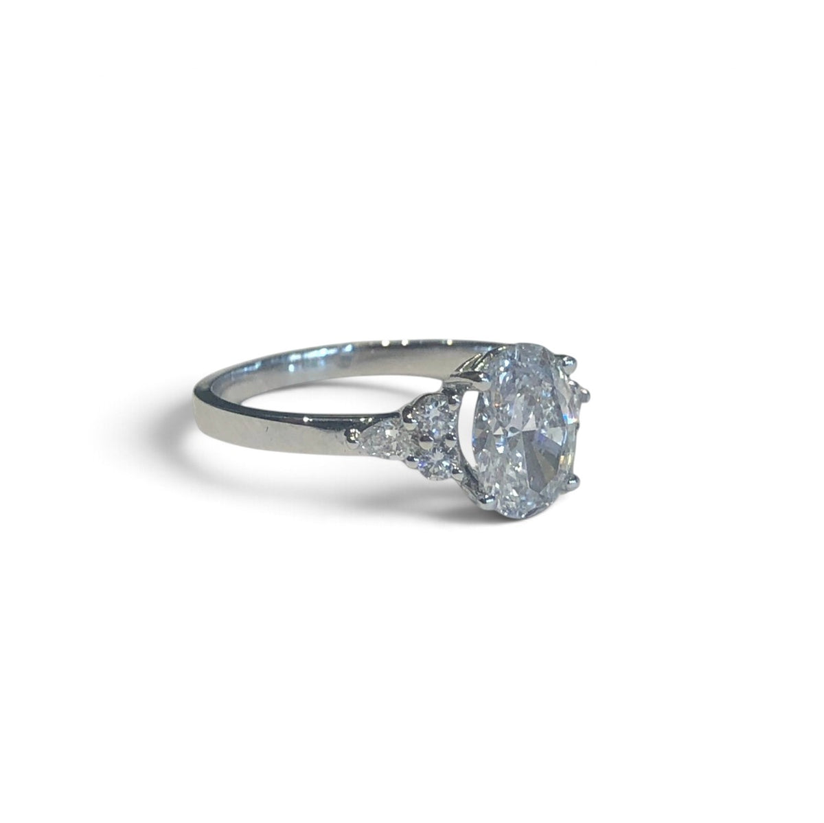 The Flora Oval Diamond Engagement Ring
