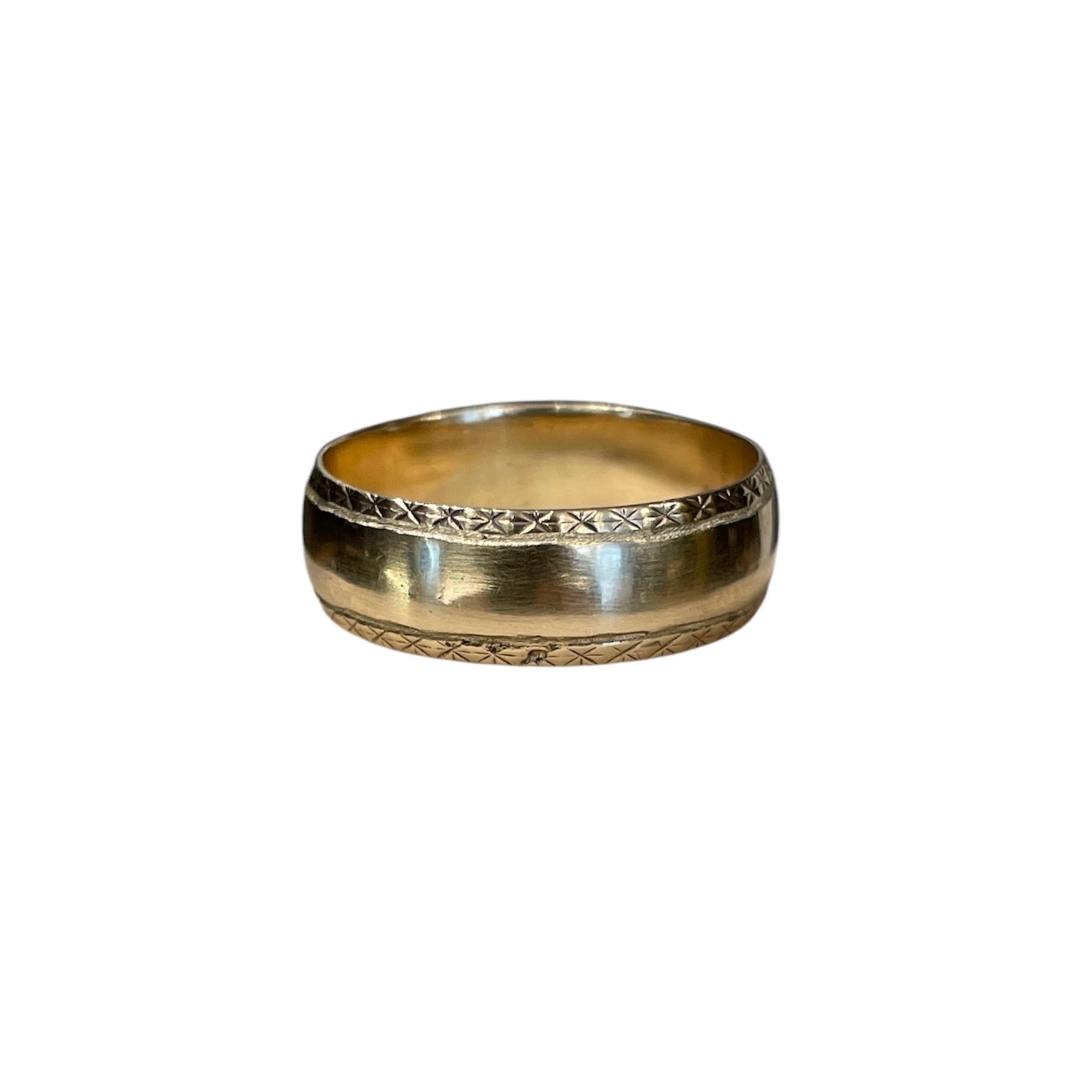 Antique Hand Engaved Wedding Band
