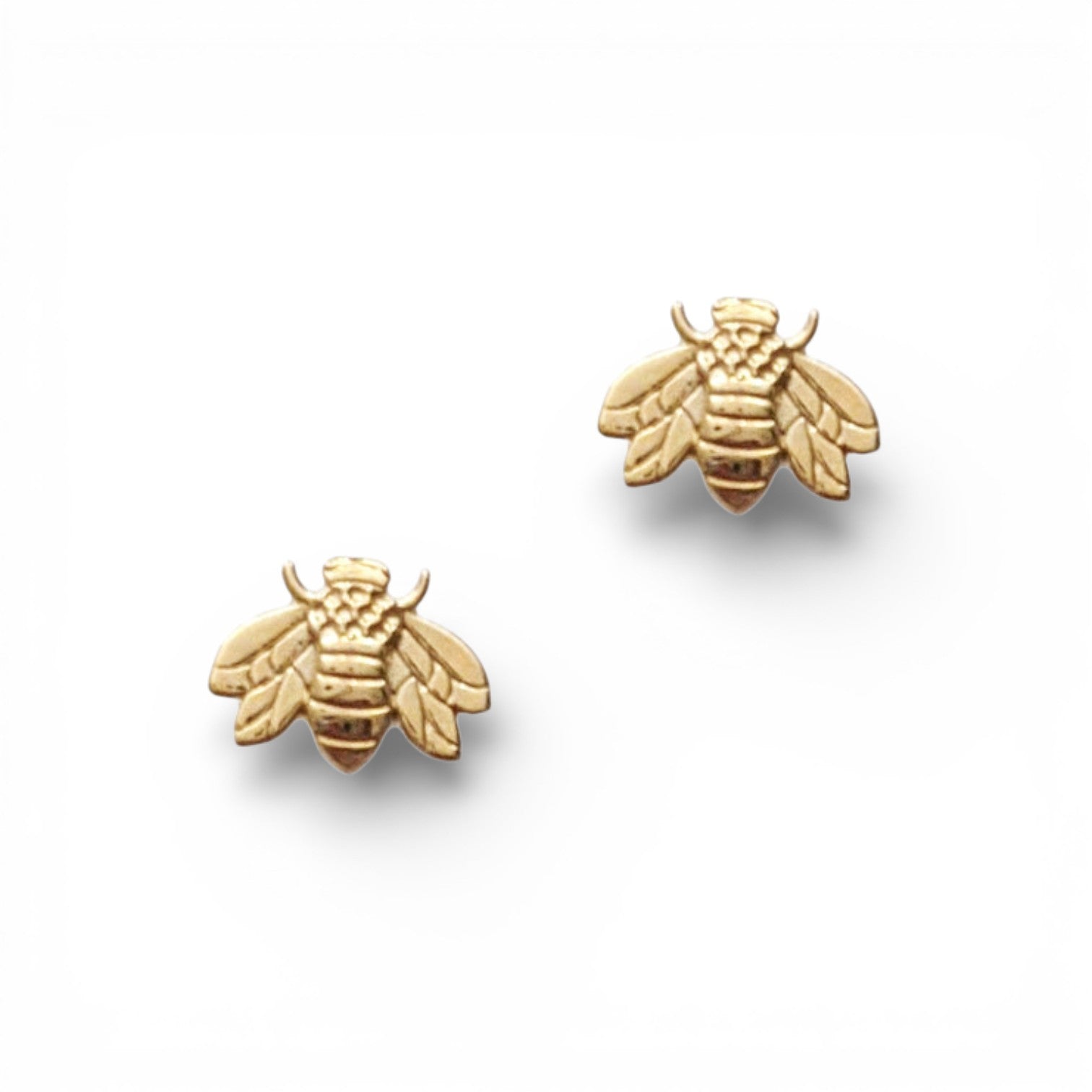 14k Bee Stud Earrings