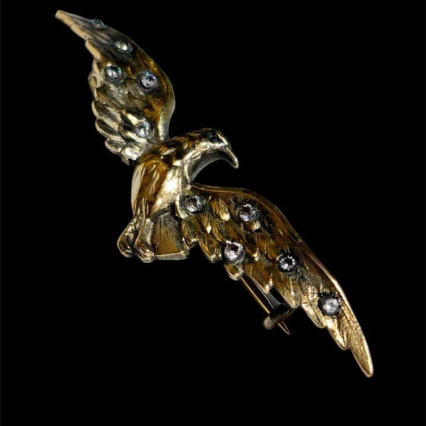 Vintage Gold Bird Pin