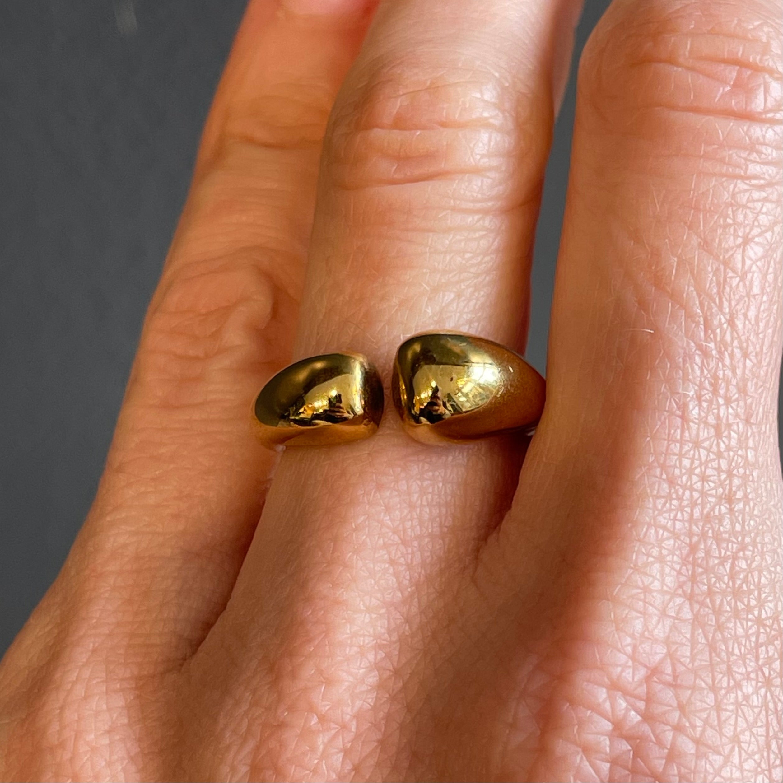 Vintage Gold Bubbly Ring