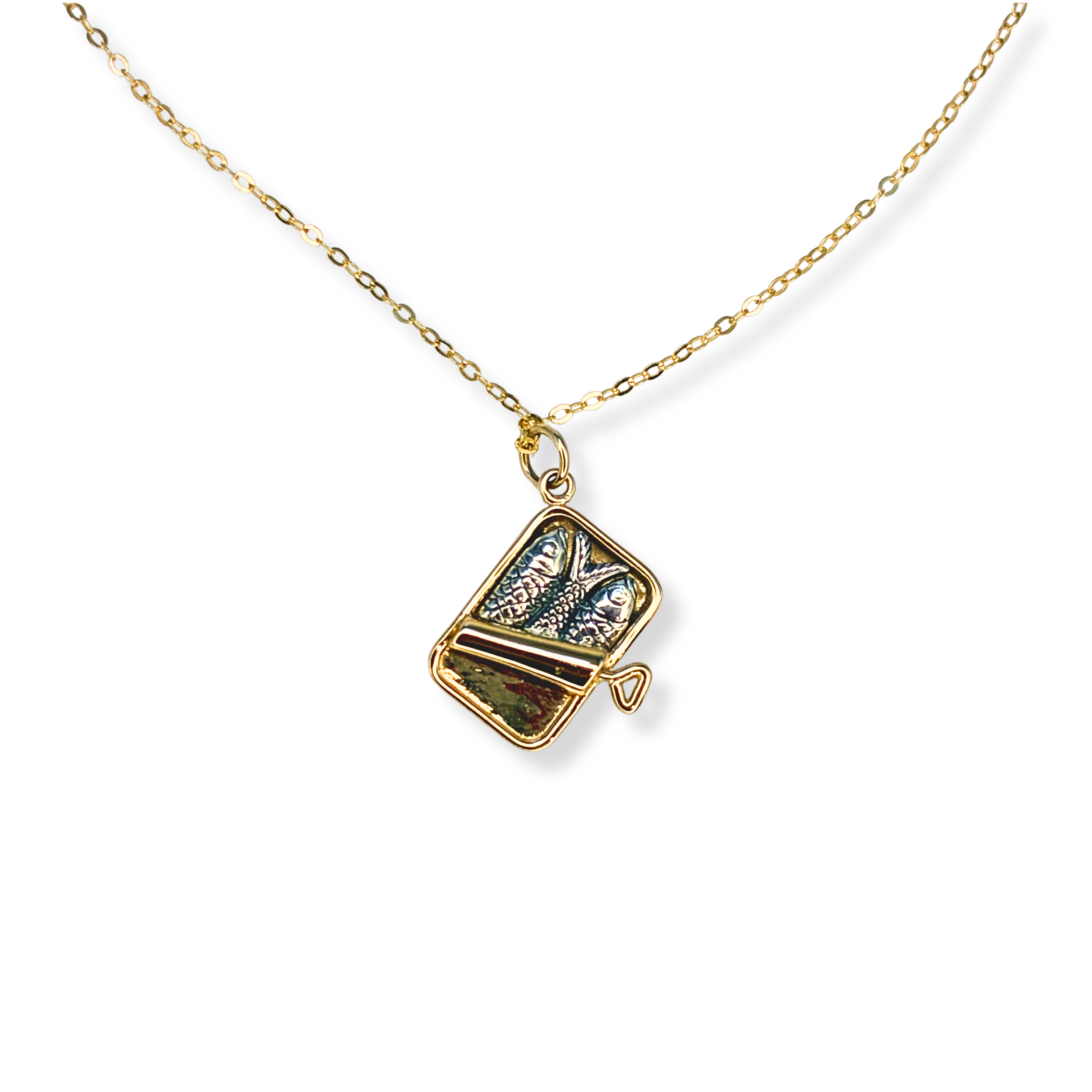 Sardine Charm Necklace