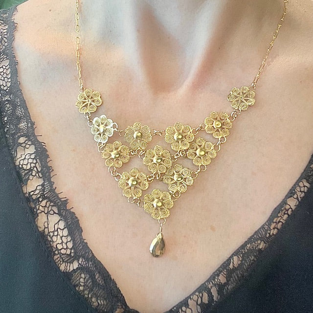 Antique Cannetille Necklace