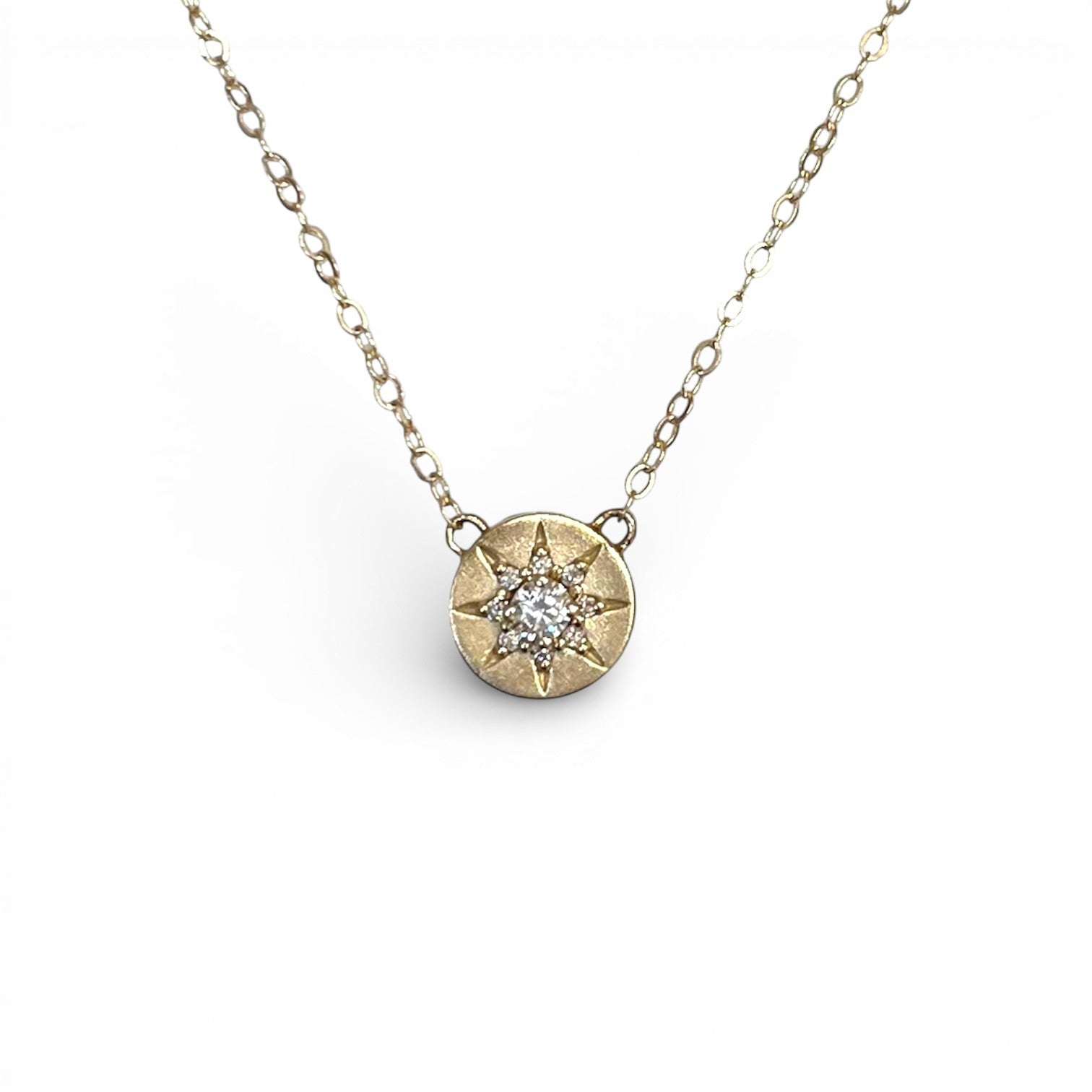 14k Celestial Pendant