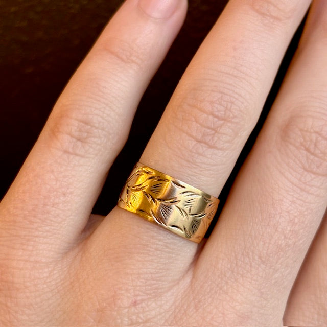 Antique Hand Engraved Cigar Band