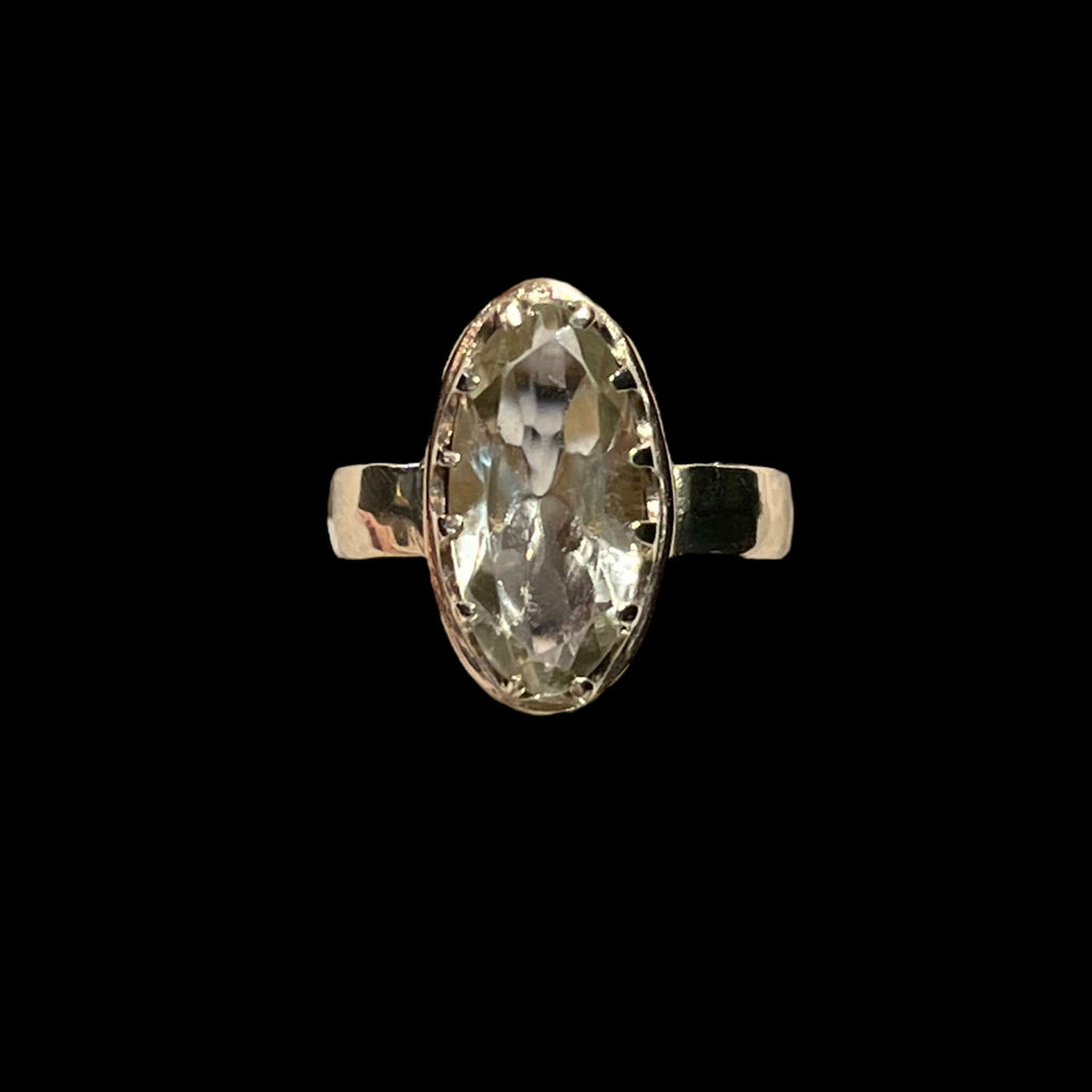 Antique Oval Citrine Ring