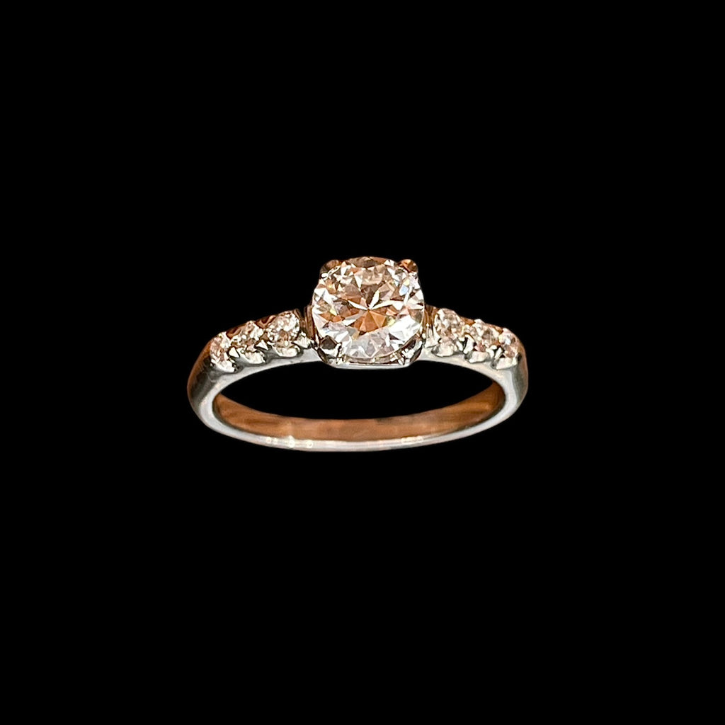 Antique Platinum Diamond Ring