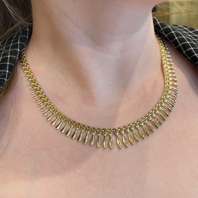 Vintage Fishbone Necklace