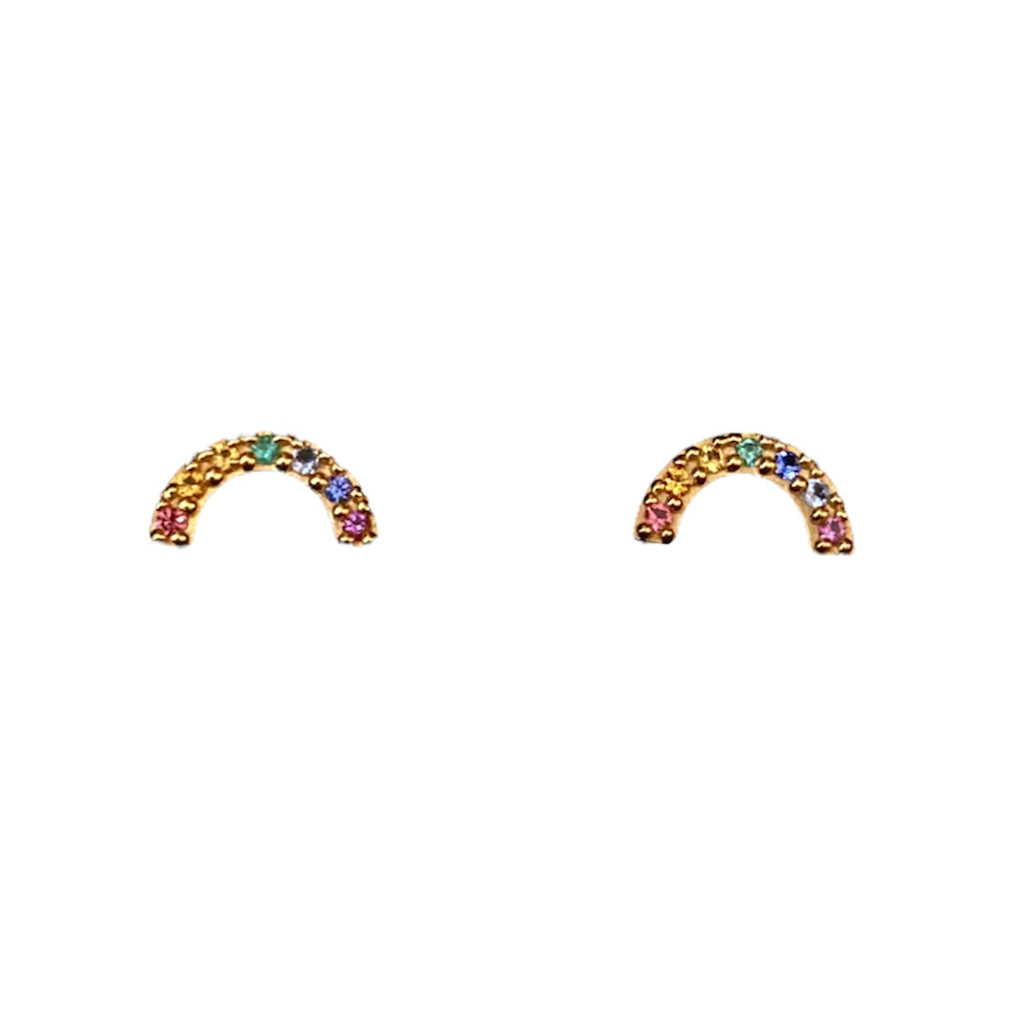 40% Off! PRIDE Rainbow Gemstone Stud Earrings