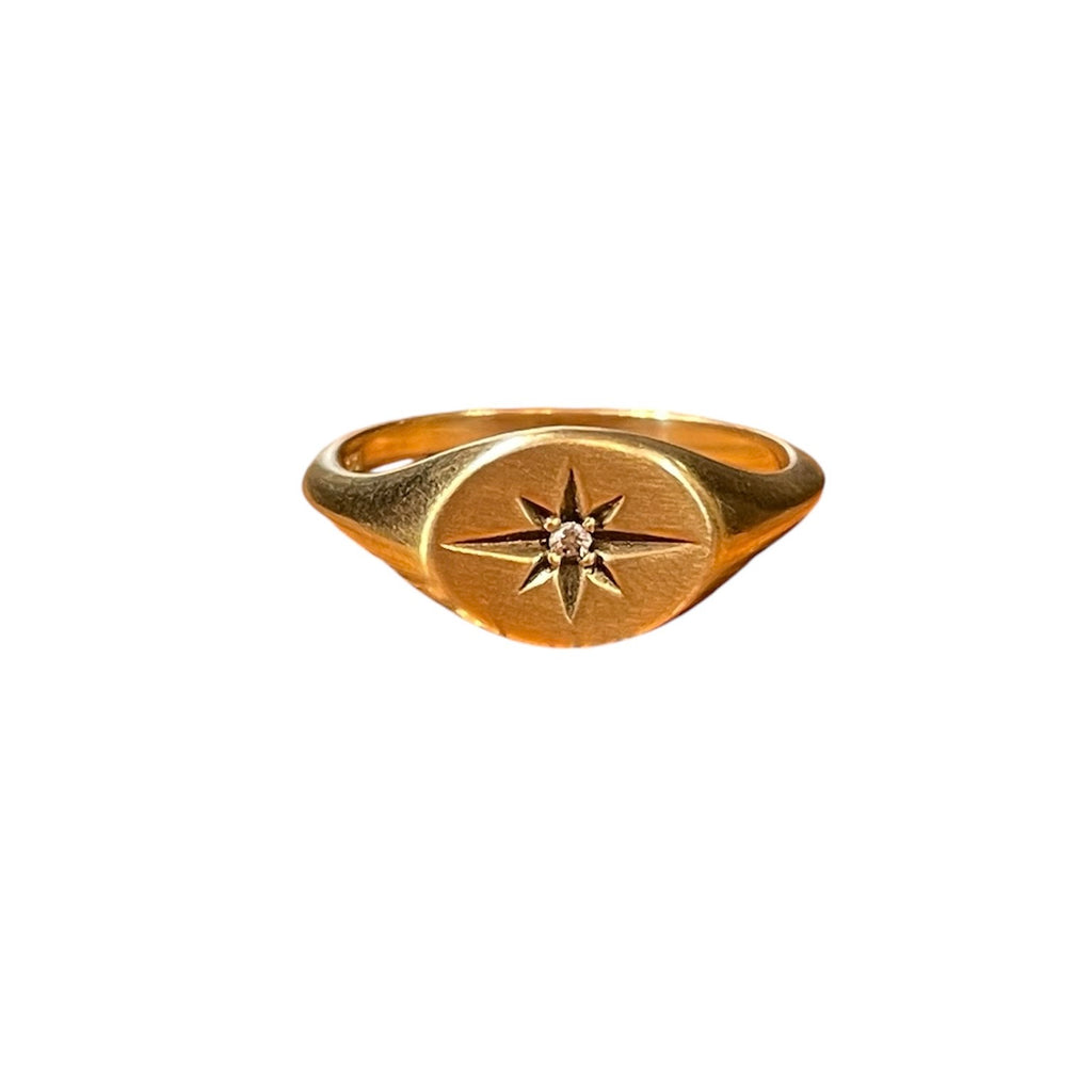 Diamond Signet Ring