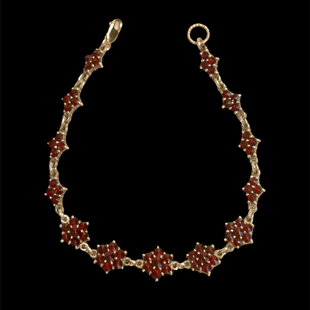 Antique Bohemian Garnet Bracelet