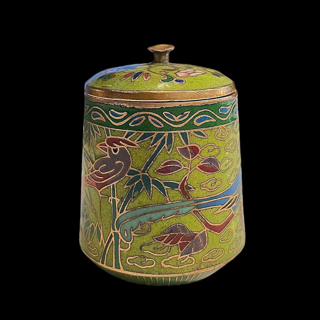 Vintage Cloissone Jar