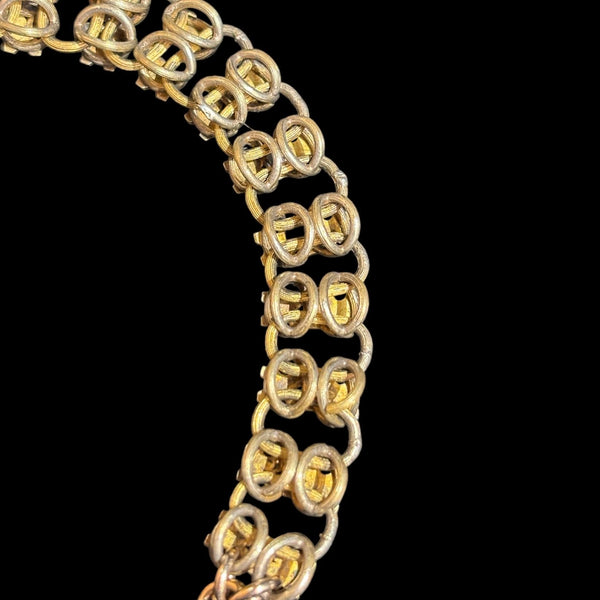 Victorian Gold Fill Link Bracelet