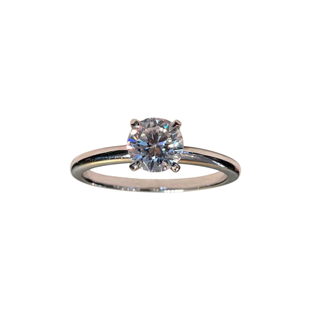 Moissanite Solitaire Ring