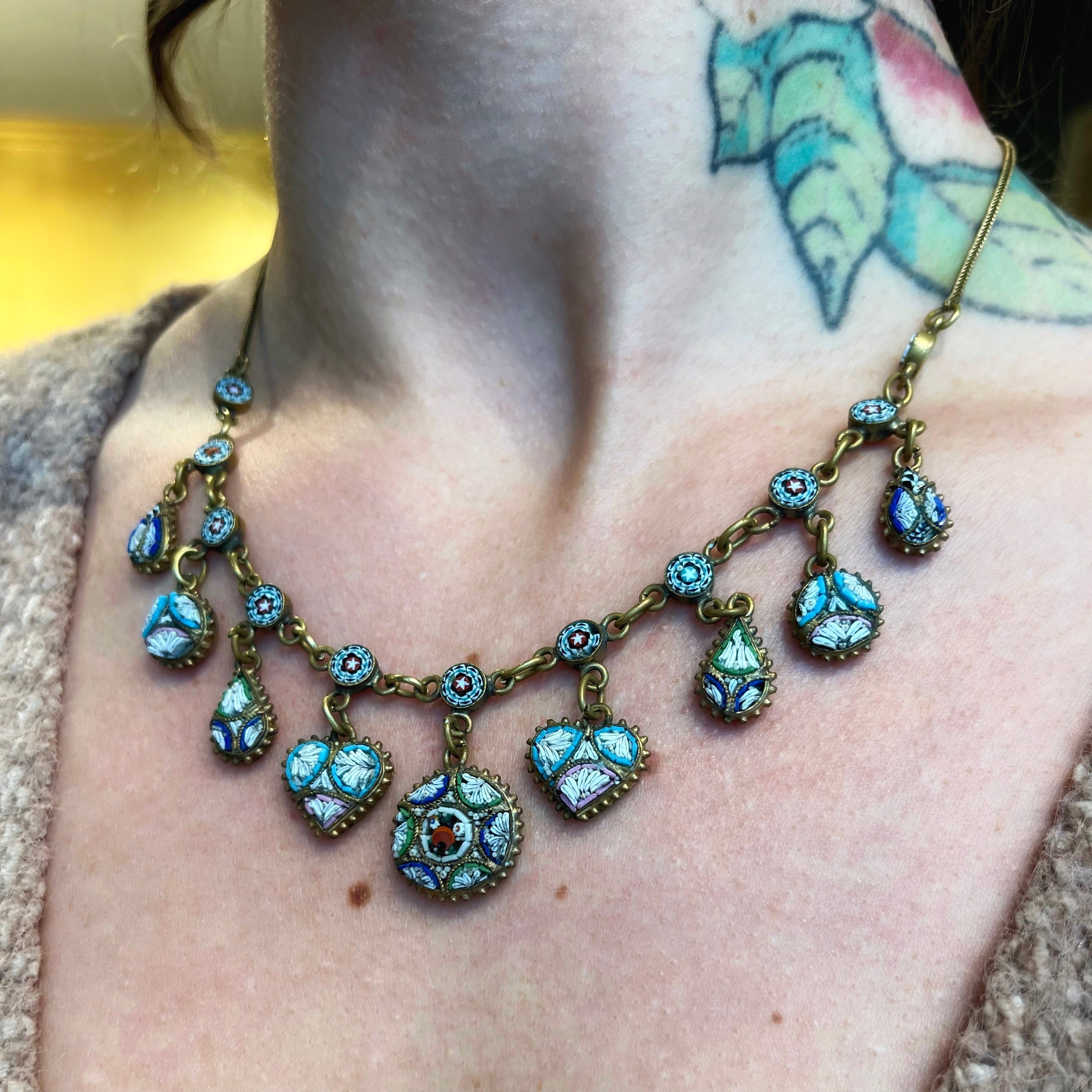 Antique Micro Murrini Necklace