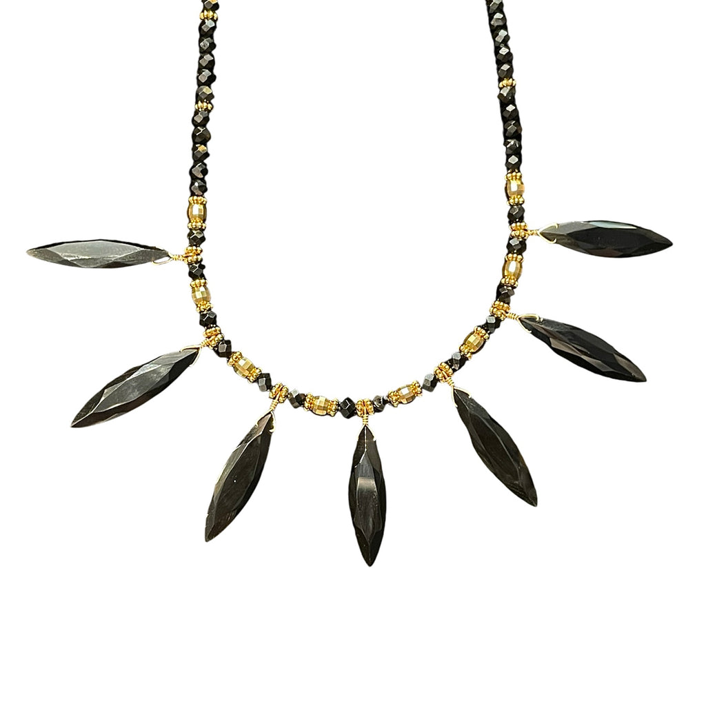 The Marquise Onyx Necklace