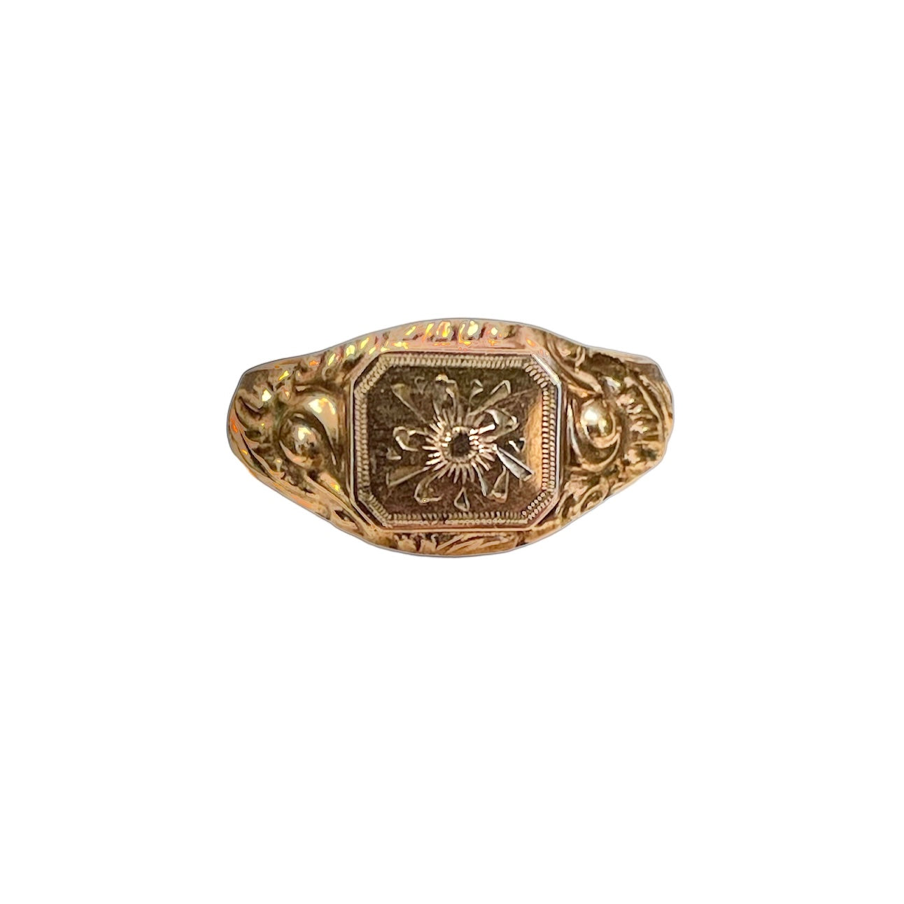 RARE French Genuine Pinchbeck Ring