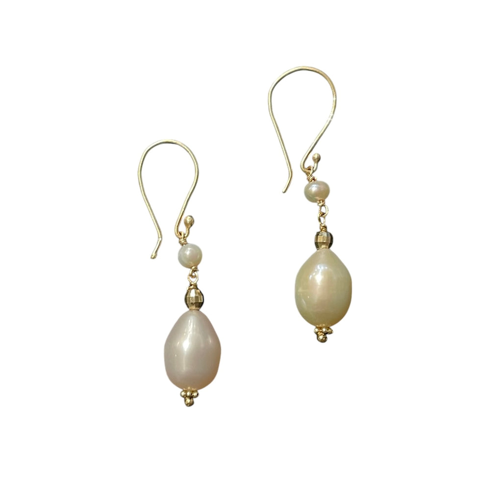 Fine Pearl Drop Earrings