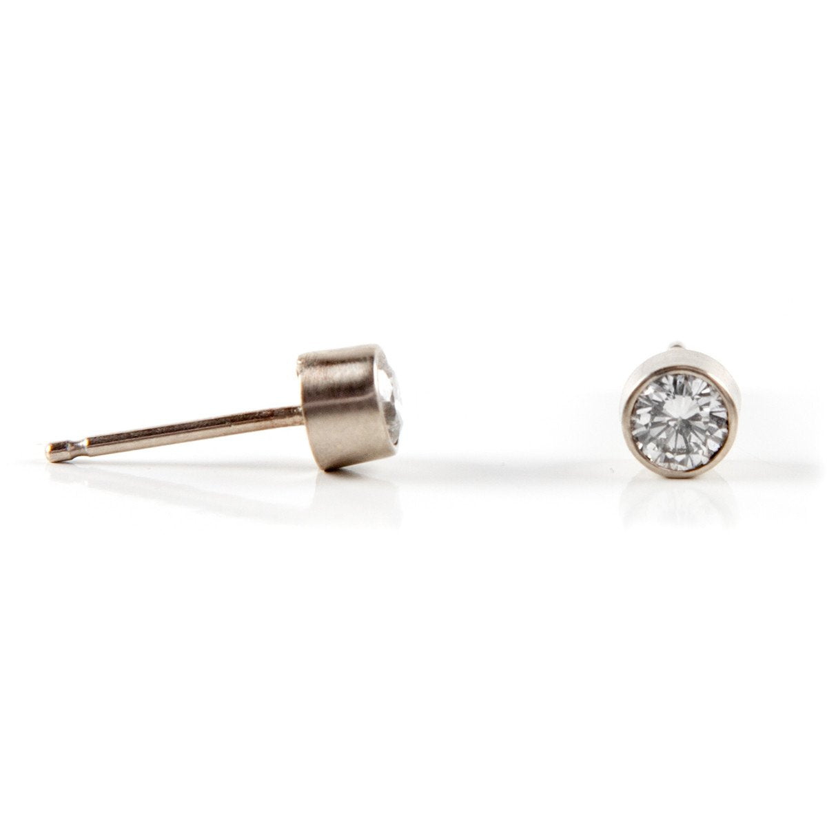 14k Diamond Stud Earrings