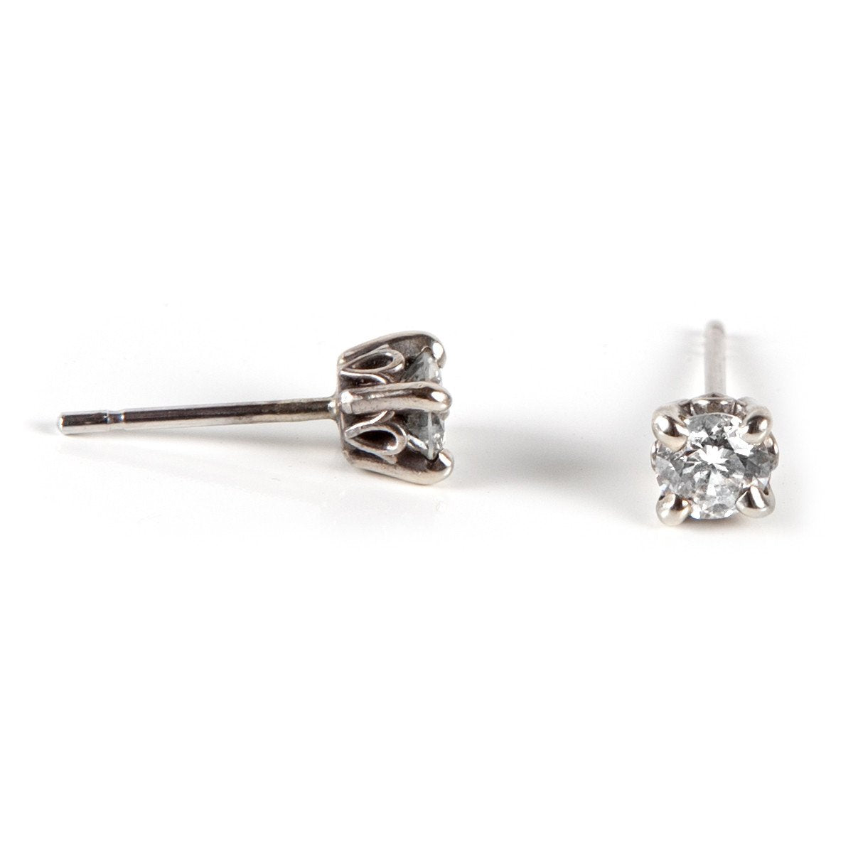 14k Diamond Stud Earrings