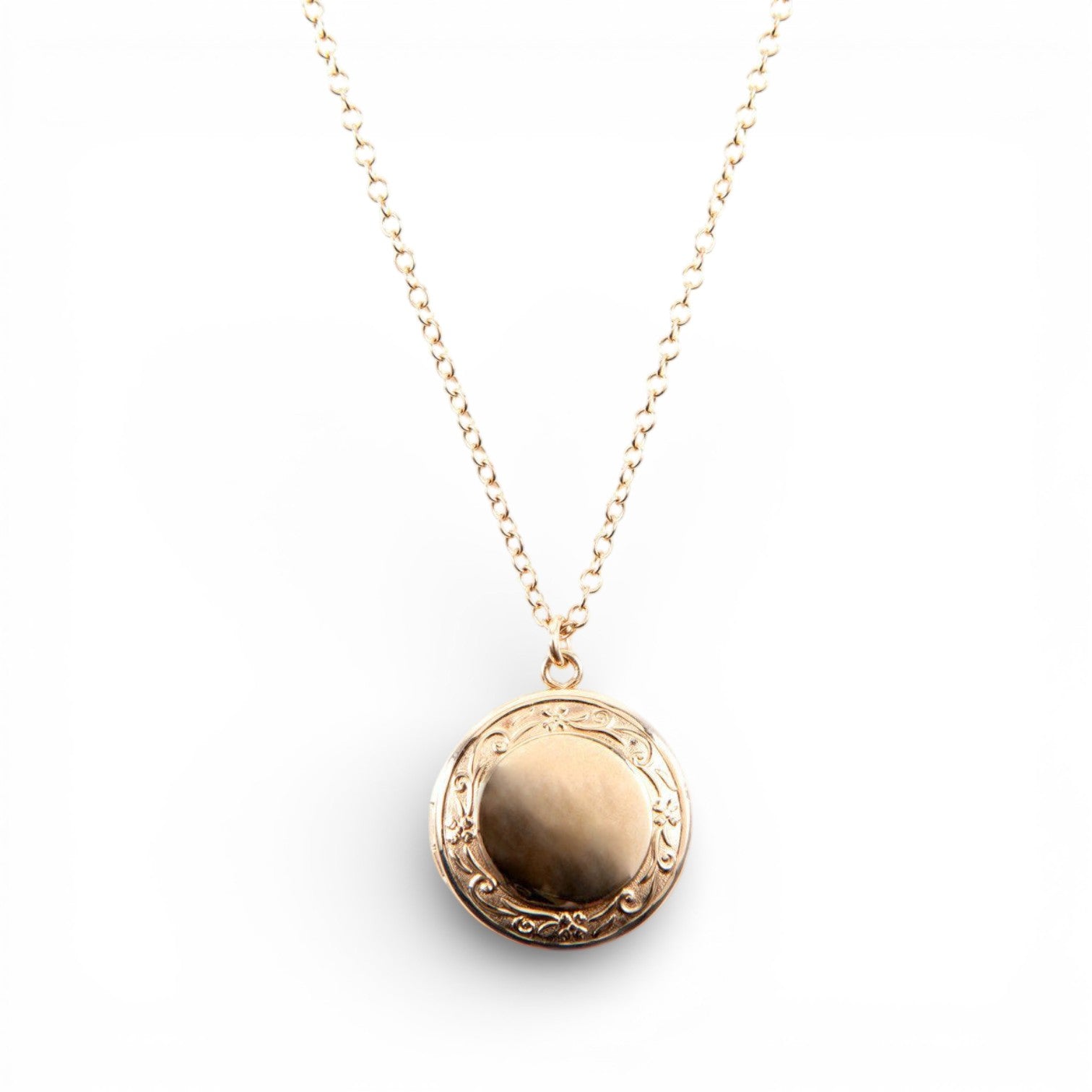 Circle Locket Necklace
