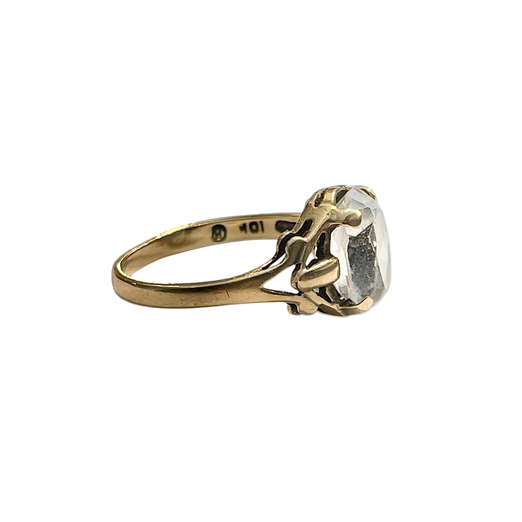 Antique Rock Crystal Ring