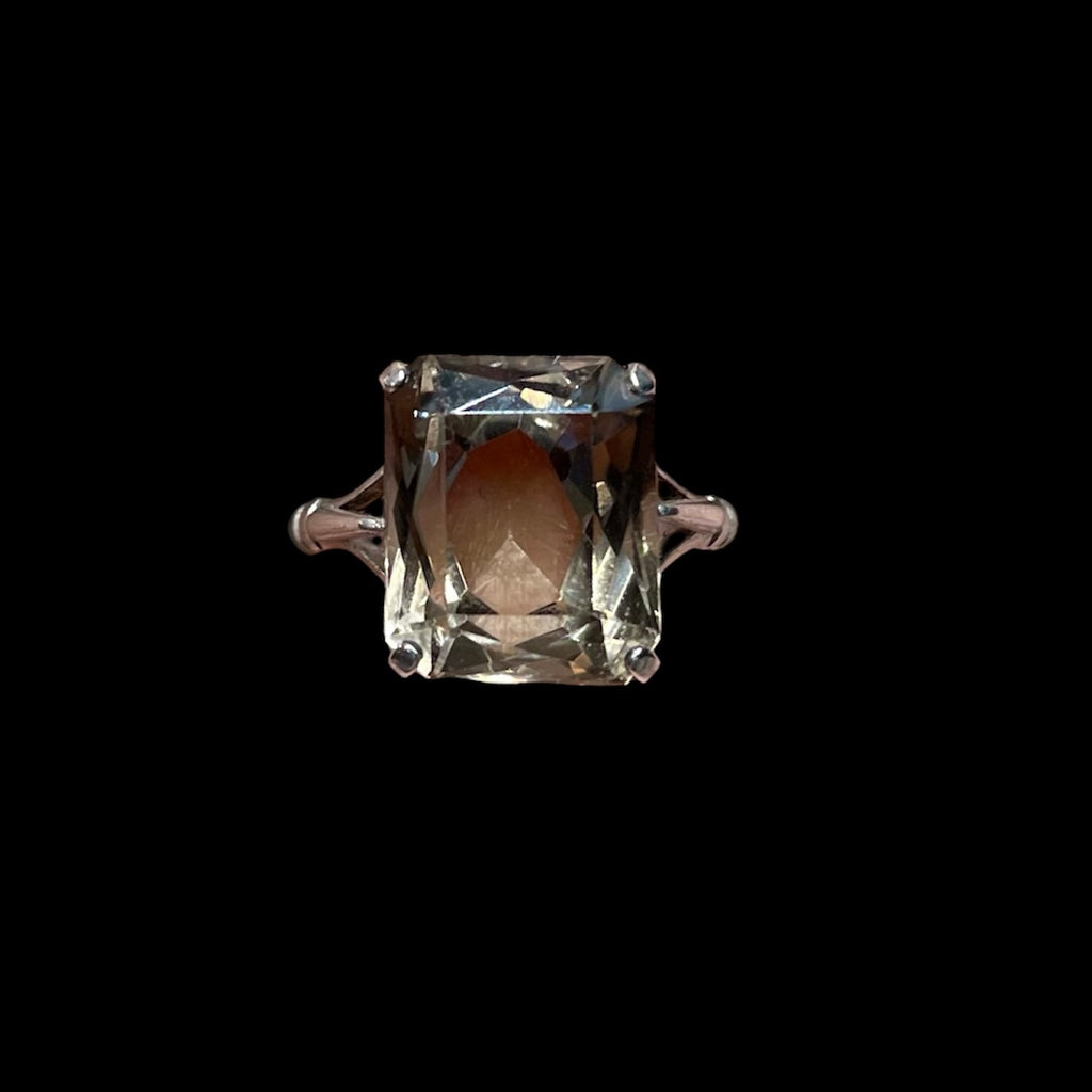 Vintage Smoky Topaz Ring