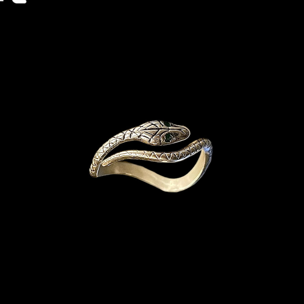 Gold Diamond Snake Ring – Storm Baker Jewellers