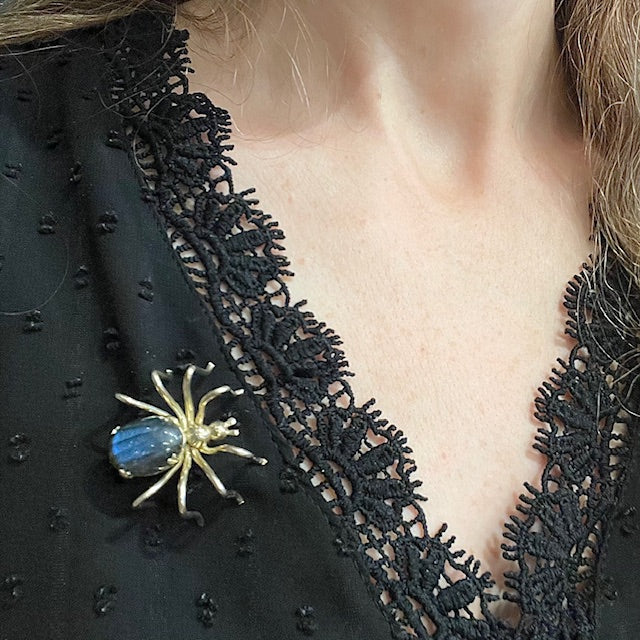 Vintage Spider Brooch