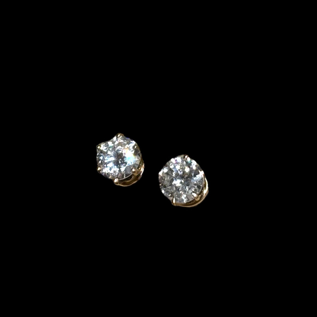 Edwardian Diamond Stud Earrings