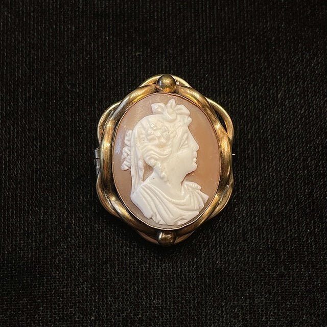 76% Off! Antique Shell Cameo Brooch
